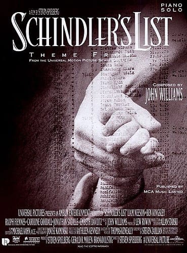 Schindlers List Theme Piano Solo - John Williams - Partition