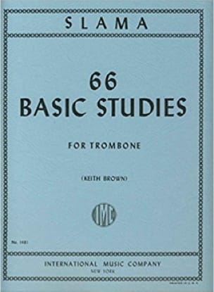 66 Basic Studies Anton Slama Partition Trombone
