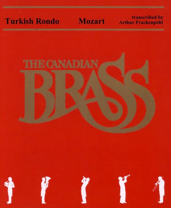 Turkish Rondo MOZART Partition Ensemble de cuivres