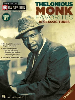 Jazz play-along volume 91 - Thelonious Monk - Thelonious Monk