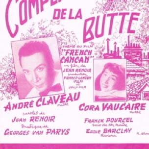 Complainte La de la Butte - Georges Van Parys - Partition
