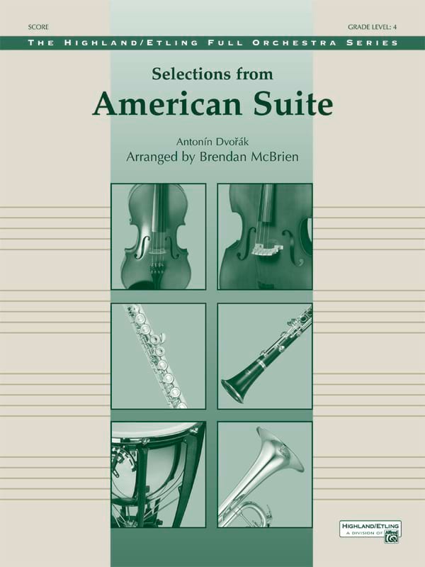 Selections from American Suite Antonin Dvorák Partition