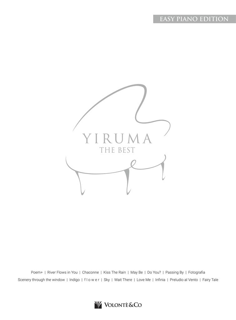 The Best - Piano Facile Yiruma Partition Pop / Rock