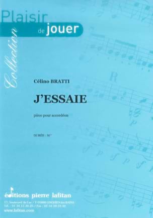 J'Essaie Célino Bratti Partition Accordéon