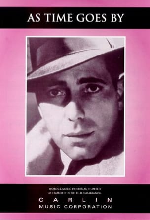 As Time Goes By Casablanca Herman Hupfeld Partition Musique de film