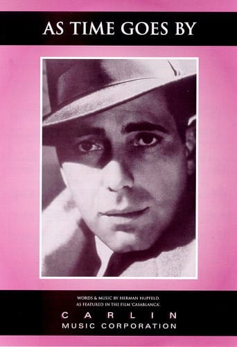 As Time Goes By Casablanca Herman Hupfeld Partition Musique de film