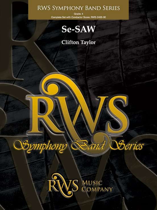 Se-SAW (c/b) - Clifton Taylor - Partition - ENSEMBLES, BANDS