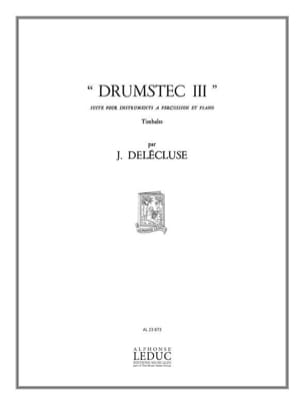 Drumstec N° 3 Jacques Delécluse Partition Timbales