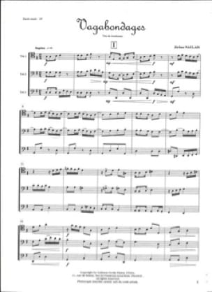 Vagabondages Jérôme Naulais Partition Trombone