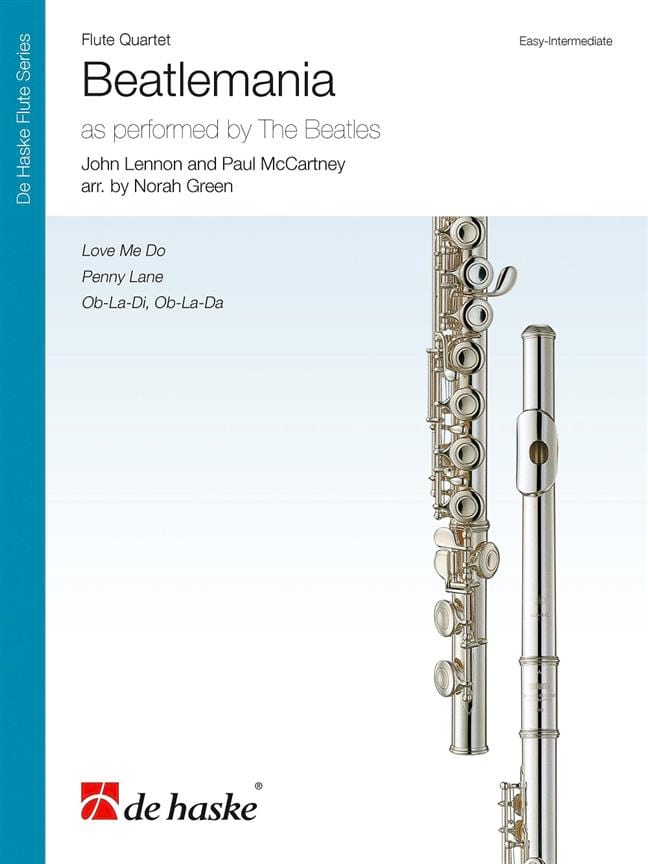 Beatlemania - Quatuor de Flûtes Beatles Partition Flûte traversière