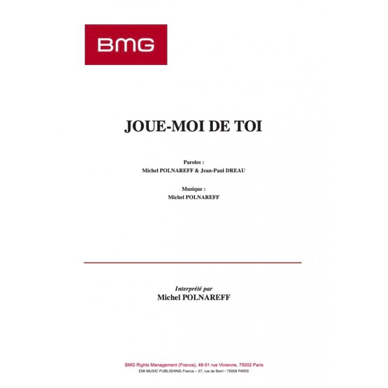 Joue-Moi de Toi - Michel Polnareff - Partition