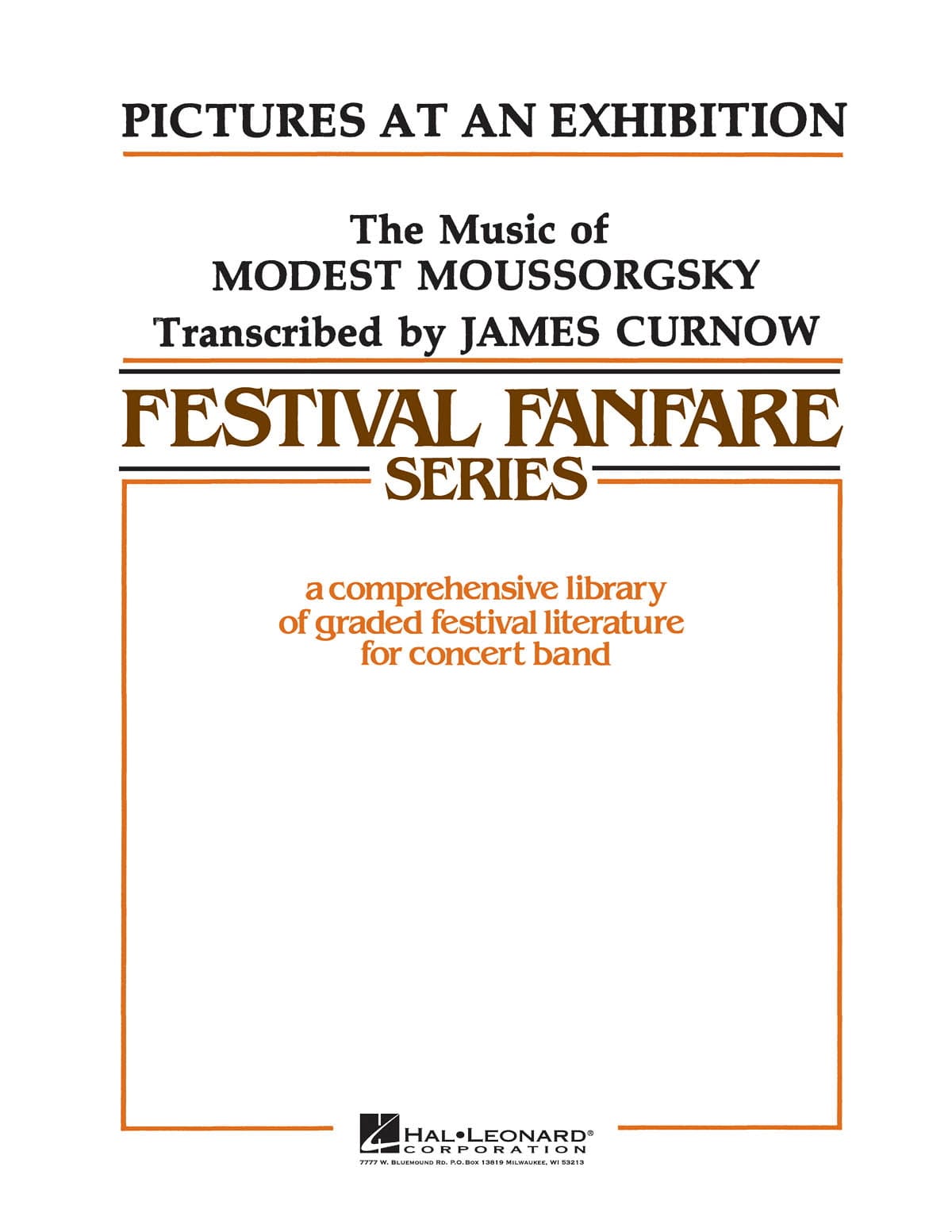 Pictures at an exhibition - MOUSSORGSKI - Partition - ENSEMBLES, BANDS
