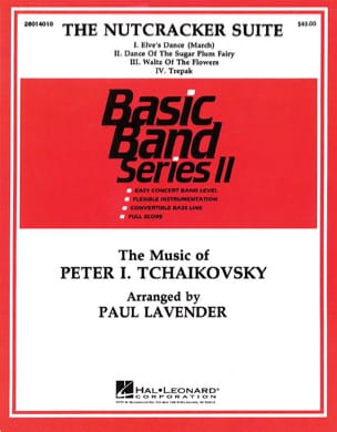 The nutcracker suite TCHAIKOVSKY Partition ENSEMBLES, BANDS