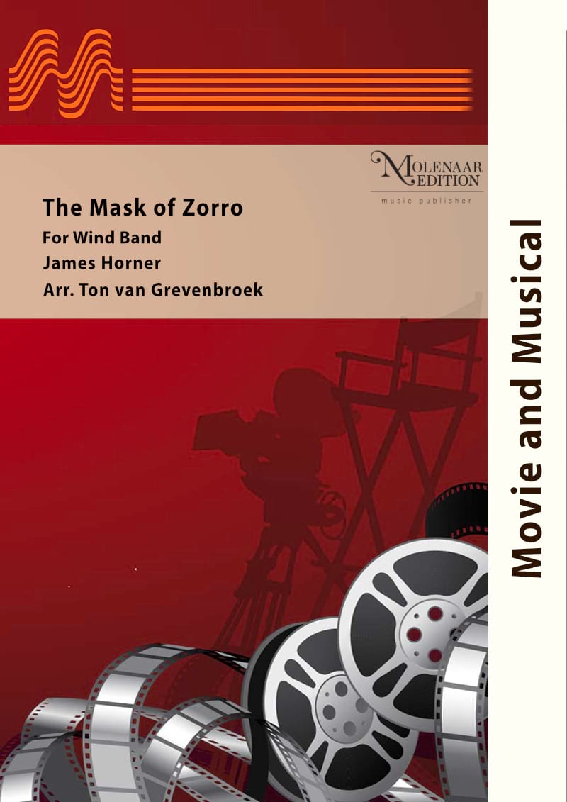 THE MASK OF ZORRO POUR ORCHESTRE D'HARMONIE