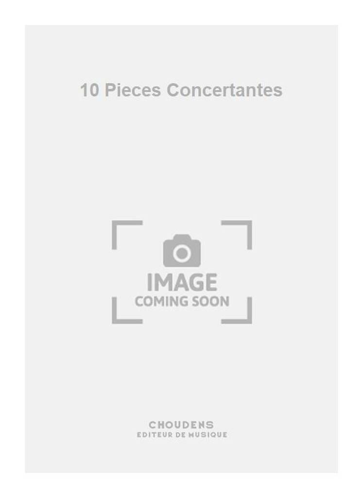Dix Pièces Concertantes Georges Barboteu Partition Trompette