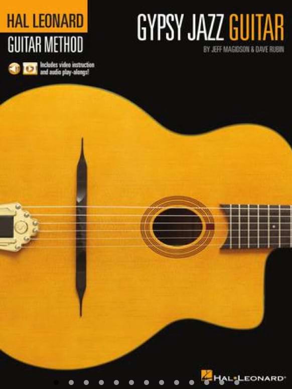 Hal Leonard Gypsy Jazz Guitar Method Jeff Magidson Partition Guitare