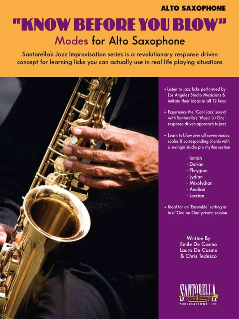 Know Before You Blow Saxo Alto Partition Saxophone
