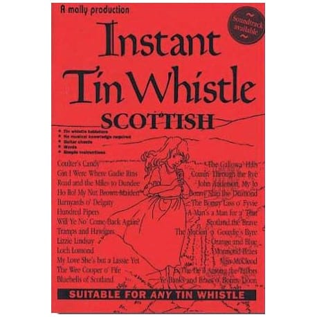 Instant Tin Whistle Scottish Partition Flûte traversière