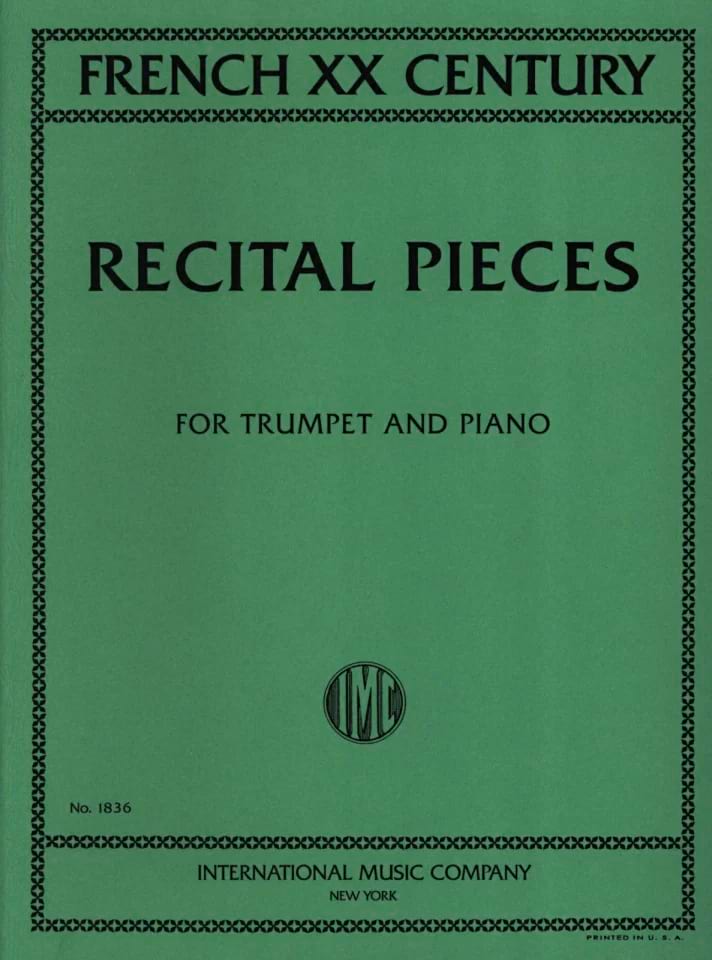 Recital Pieces Partition Trompette