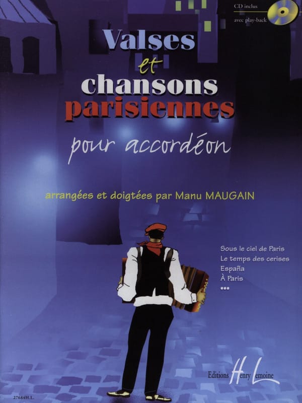 Valses Et Chansons Parisiennes Partition Accordéon
