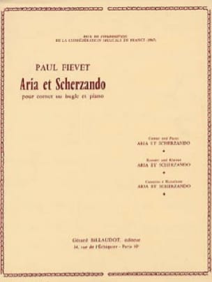 Aria et Scherzando - Paul Fiévet - Partition - Trompette