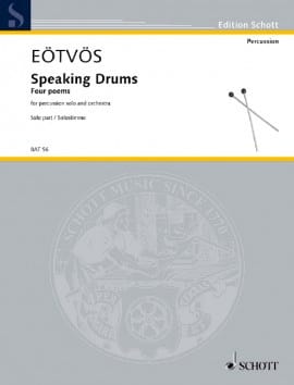 Speaking Drums Peter Eotvos Partition Multi Percussions