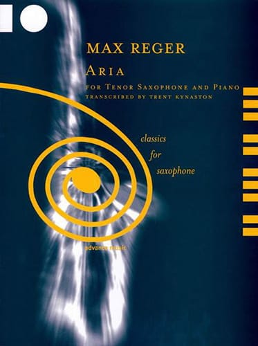Aria Max Reger Partition Saxophone