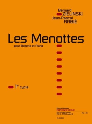 Les Menottes Zielinski Bernard / Rabié Jean-Pascal Partition Batterie