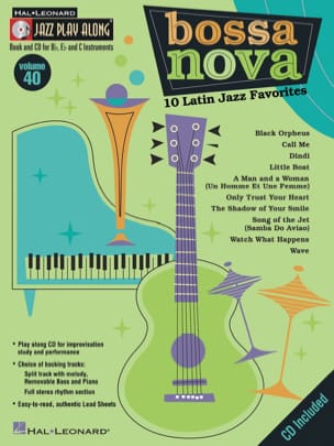 Jazz play-along volume 40 - Bossa Nova Partition Jazz
