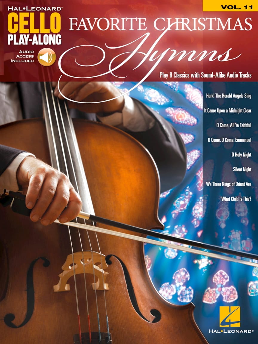 Cello Play-Along Volume 11 - Favorite Christmas Hymns - Noël