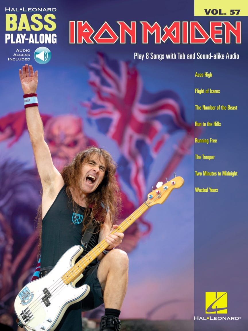 Bass Play-Along Volume 57 - Iron Maiden Iron Maiden Partition Guitare