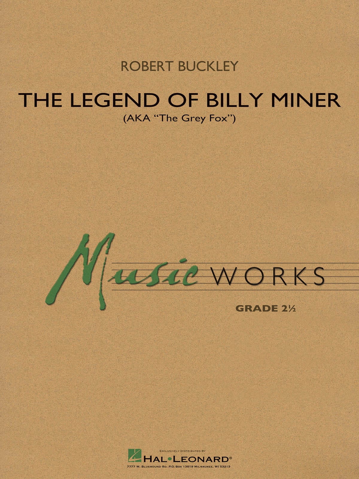The Legend of Billy Miner - Robert Buckley - Partition