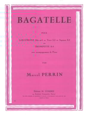 Bagatelle Marcel Perrin Partition Saxophone