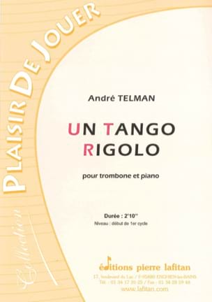 Un tango rigolo André Telman Partition Trombone