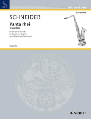 Parcourir les pages de Panta rhei - Enjott Schneider - Partition - Saxophone