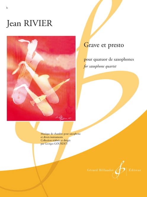 Grave Et Presto Jean Rivier Partition Saxophone