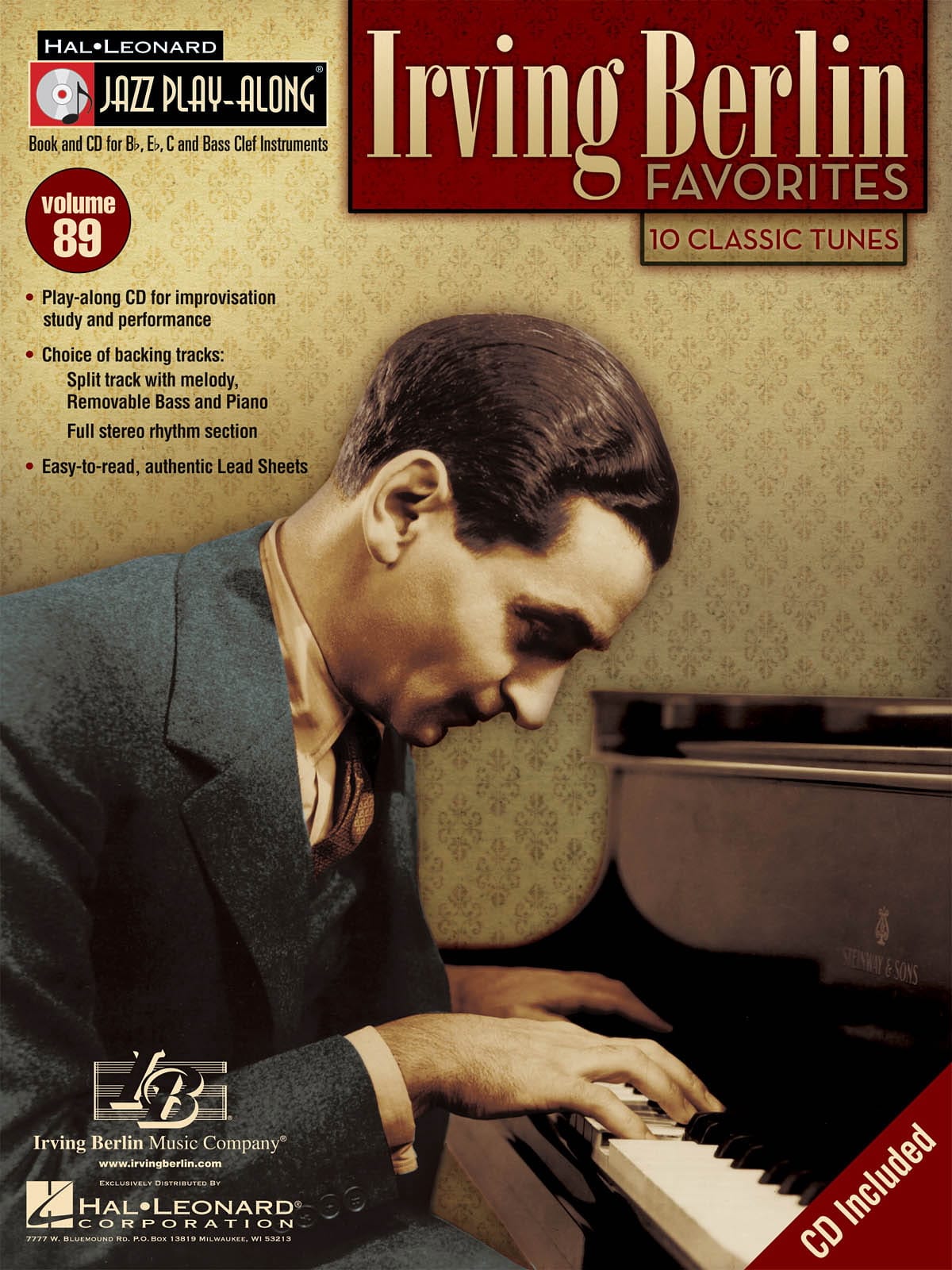 Irving Berlin Favorites - Jazz Play-Along Volume 89 - Irving Berlin