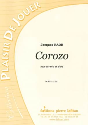 Corozo Jacques Raon Partition Cor