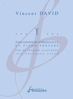 ...Y... Vincent David Partition Saxophone
