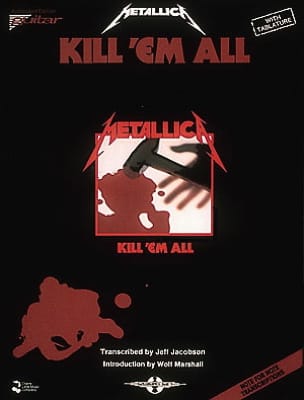 Kill 'em All Metallica Partition Pop / Rock