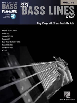Bass Play-Along Volume 46 Best Bass Lines Ever Partition Guitare