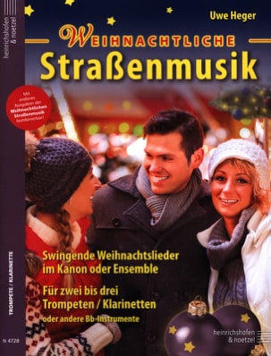 Weihnachtliche Straßenmusik Noël Partition Trompette