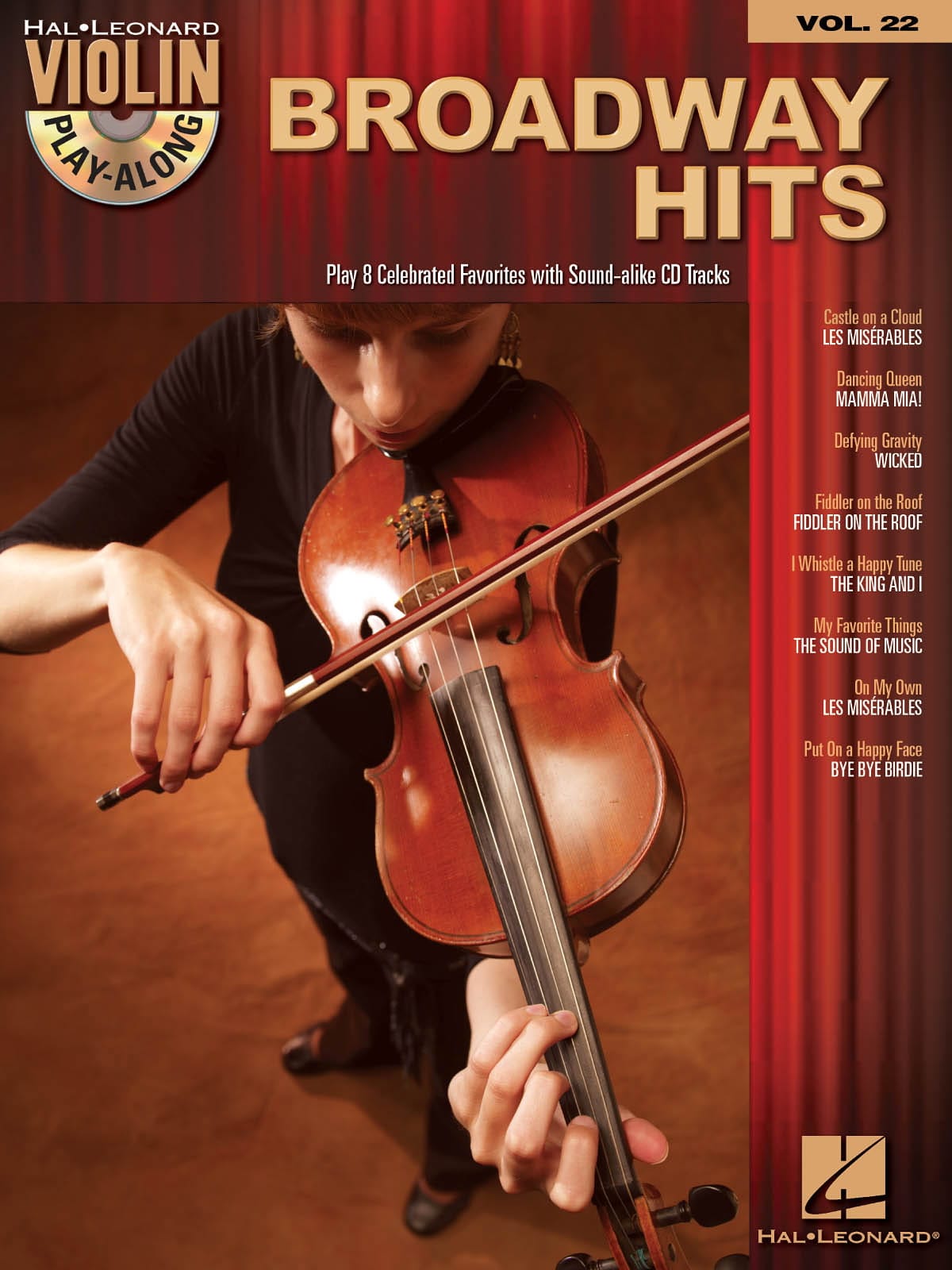 Violin play-along volume 22 - Broadway Hits Partition Violon