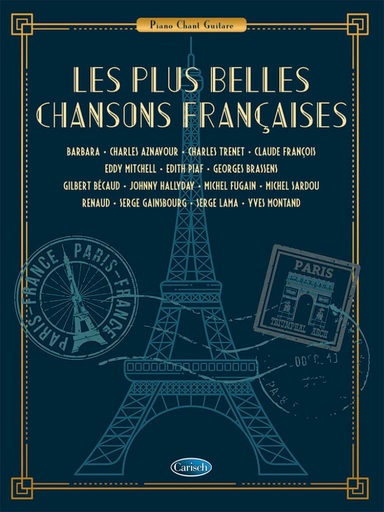 Les plus belles chansons françaises Partition Chanson française