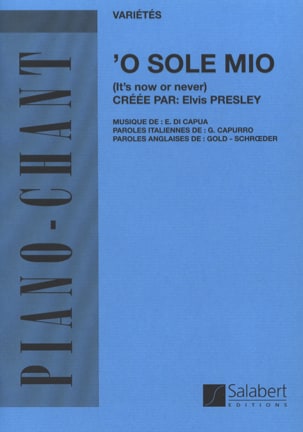 O Sole Mio Di Capua Eduardo Partition Chanson française