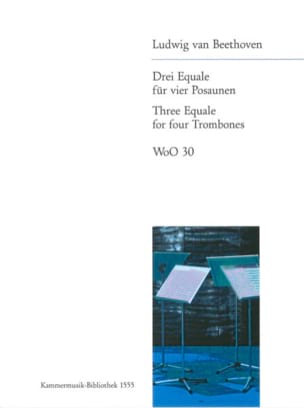 3 Equale - 4 Trombones BEETHOVEN Partition Trombone