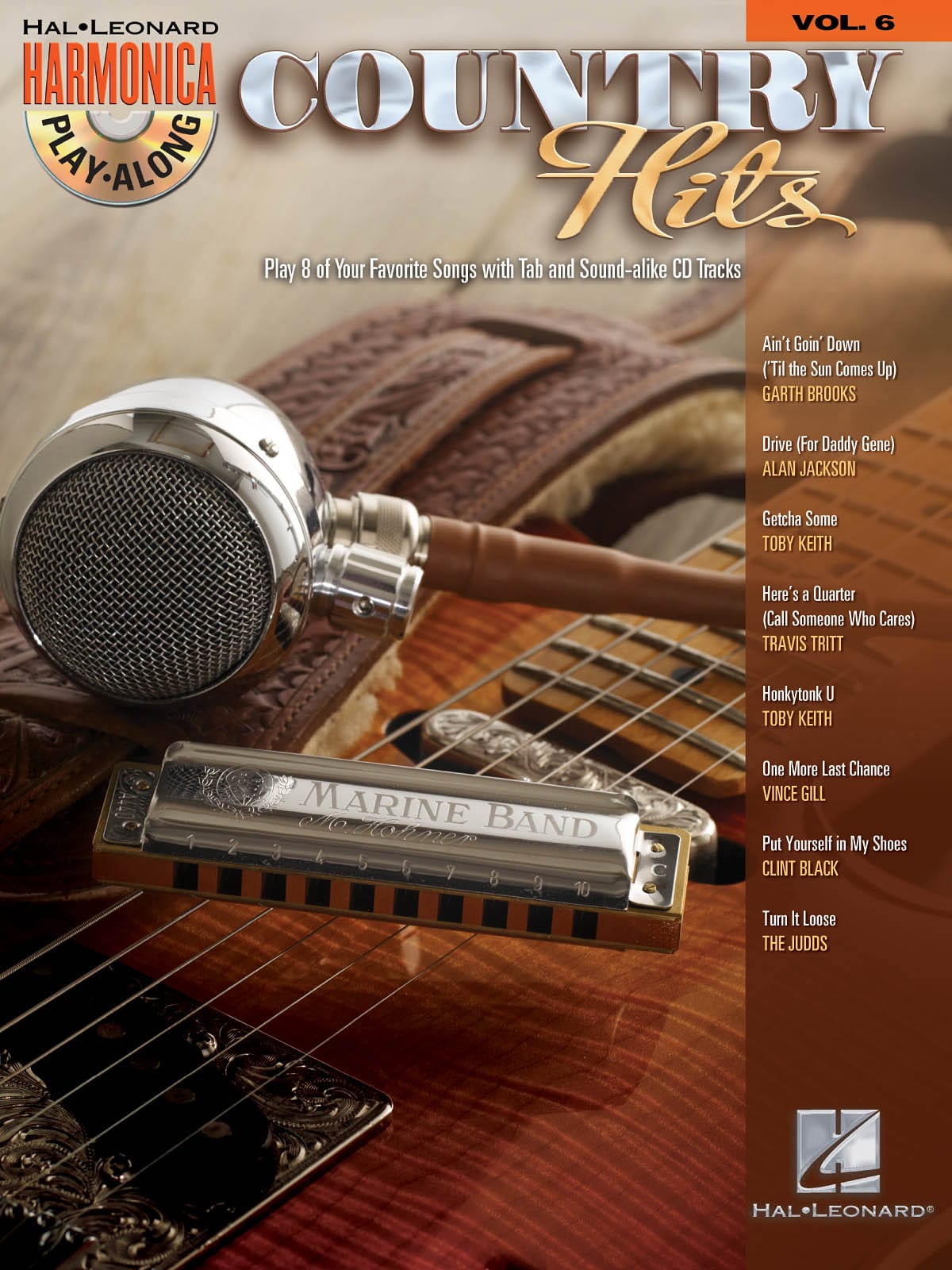 Harmonica Play-Along Volume 6 - Country Hits - Partition