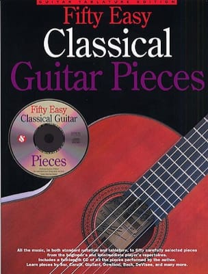 Fifty Easy Classical Guitar Pieces Partition Guitare