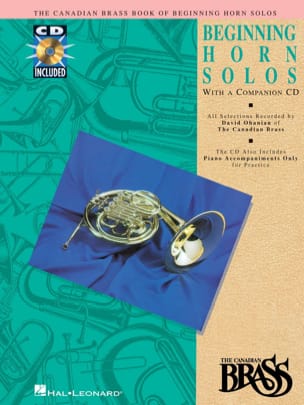 The Canadian Brass Book Beginning Horn Solos Partition Cor