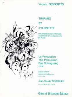 Timpano Et Xylonette Yvonne Desportes Partition Multi Percussions